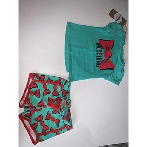 2 piece matching Moschino Set